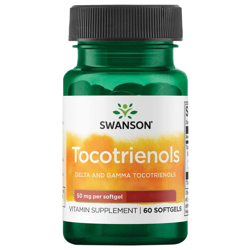Swanson Tocotrienols, Vitamin E, 60 soft capsules, high dosage, laboratory tested, gluten free, non-GMO - NewNest Australia