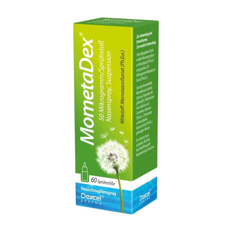 MometaDex 50 μg/spray nasal spray suspension for hay fever, 10 ml spray - NewNest Australia