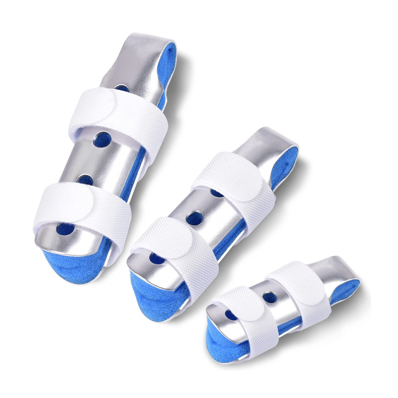 Sopito Finger Splint, 3 Pieces Finger Cots Finger Protection Stacksche Splint Finger Splint Middle Finger Splint Small Finger For Immobilization Broken Fingers Arthritis Knuckle - NewNest Australia