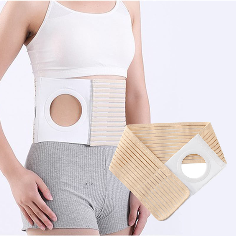 Ostomy Belt, Unisex Ostomy Belt, Elastic Hernia Belt, Post Colostomy Abdominal Support, Stoma Bandage, Breathable Ostomy Bandage Skin Ostomy Supply, Available In 4 Sizes (L) - NewNest Australia
