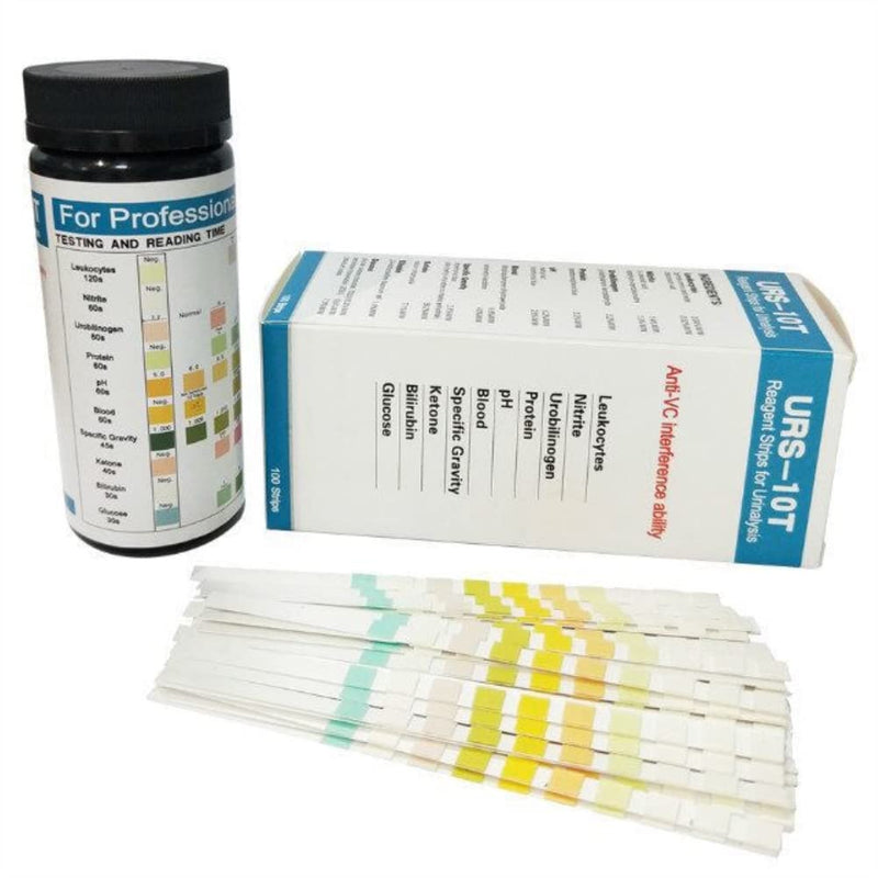 Pack Of 100 Urine Ketone Test Paper, Test Tube Strips For Urine Analysis For Testing Ketones, Portable Ketone Body Test With Color Identification Aid Ketone Level Measuring Strips - NewNest Australia