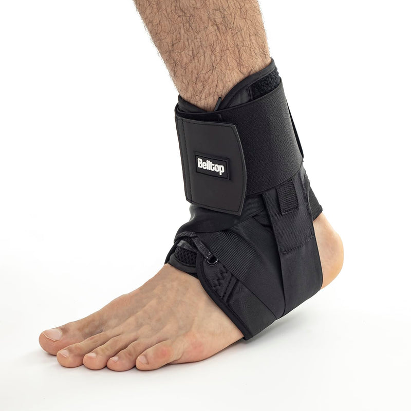 Ankle Brace For Lacing. Adjustable Ankle Brace, Professional And Flexible Ankle Brace. Foot Brace For Ankle Support, Stabilizer For Sprained Ankles And Joints (M) - NewNest Australia