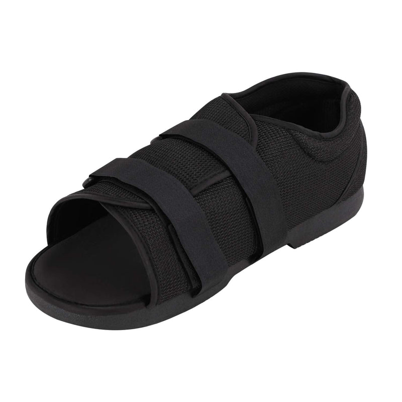 Unisex Plaster Shoes with Velcro Fastener Postoperative Rehabilitation Shoes Stabilizing Postoperative Fixation Shoes Breathable Wide Opening Shoe Fracture Shoe for Swollen Feet, Bone Fractures Black MM (28 cm x 10.5 cm) - NewNest Australia
