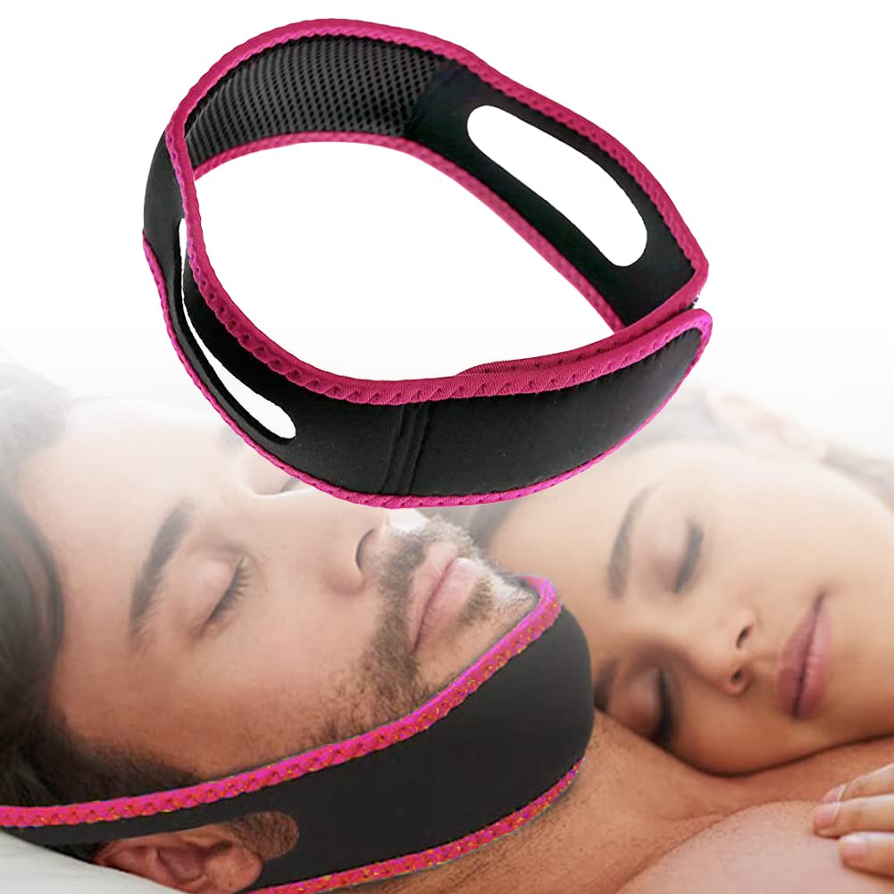 Anti Snoring Chin Strap, Anti-Snoring Chin Strap, Anti-Snoring Band, Snore Stopper, Anti Snoring Solution, For Snoring, Reduction Snore Relief Chin Strap, 2023 Update, Rose - NewNest Australia