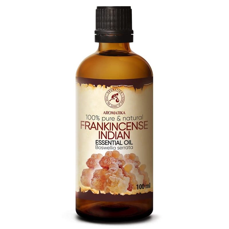 Frankincense Oil 100 Ml - Indian - Boswellia Serrata - Frankincense Oil - Olibanum Oil - Essential Oils For Smooth Skin - Aromatherapy - Fragrance Lamp - Aroma Diffuser - Quiet Sleep - Oil Relax - NewNest Australia