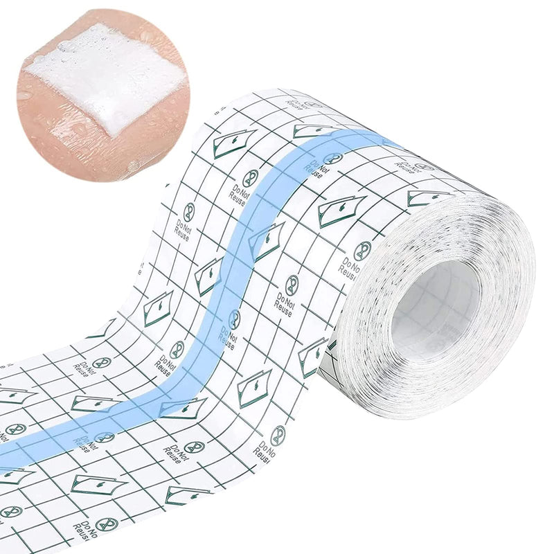Jokily 15 Cm X 10 M Waterproof Transparent Bandage Shower Plaster Waterproof Stretch Wound Dressings Tattoo Bandage For Neck, Back, Shoulder, Arms, Wrists, Thighs, Knees - NewNest Australia