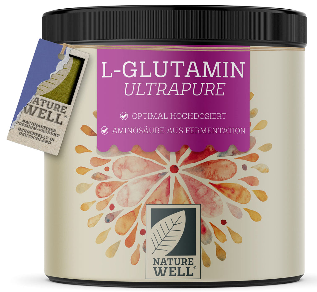 L-Glutamine Powder, 500 G, Vegan, Optimal High Dose And Tasteless, L-Glutamine Without Additives, Ultrapure With Over 99.9% Purity, L-Glutamine From Fermentation, Laboratory Tested, Supply For 50 Days - NewNest Australia