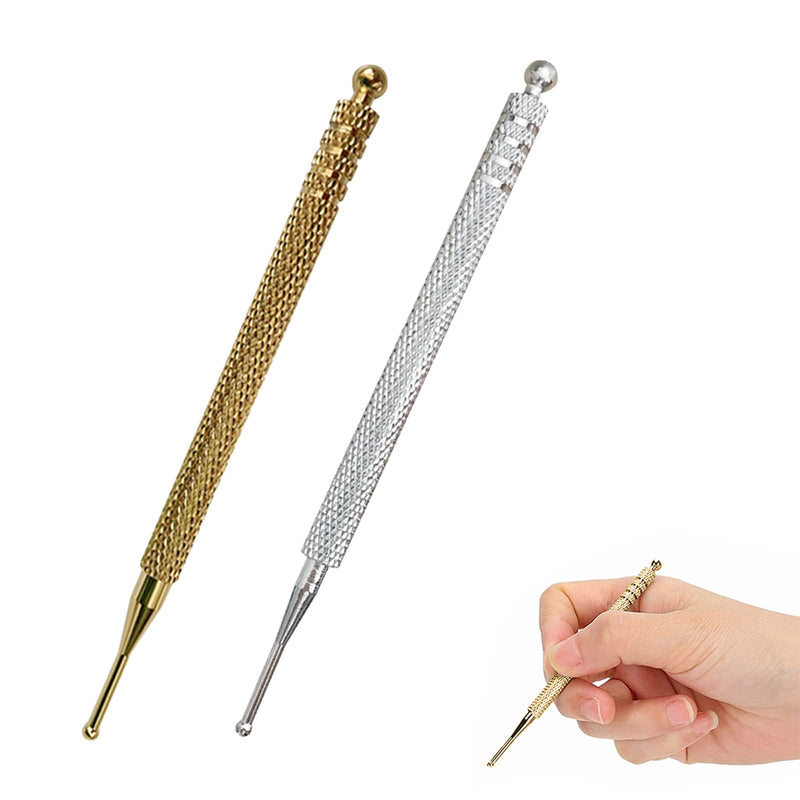 Acupuncture Pen, 2 Pieces Acupressure Pen, Massage Pen, Acupuncture Sticks, Acupressure Pen, Meridian Pen Acupressure Rod, Acupuncture Sticks, Acupressure Pen 2/5 Mm, Length 10 Cm Ball Diameter 2/5 Mm - NewNest Australia