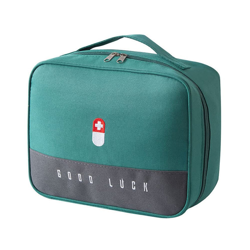Medical Bag, Travel Pharmacy Bag, Large Capacity First Aid Bag, Portable Waterproof Medicine Storage Bag, Medicine Bag For Home, Office, Travel (Green), Green - NewNest Australia