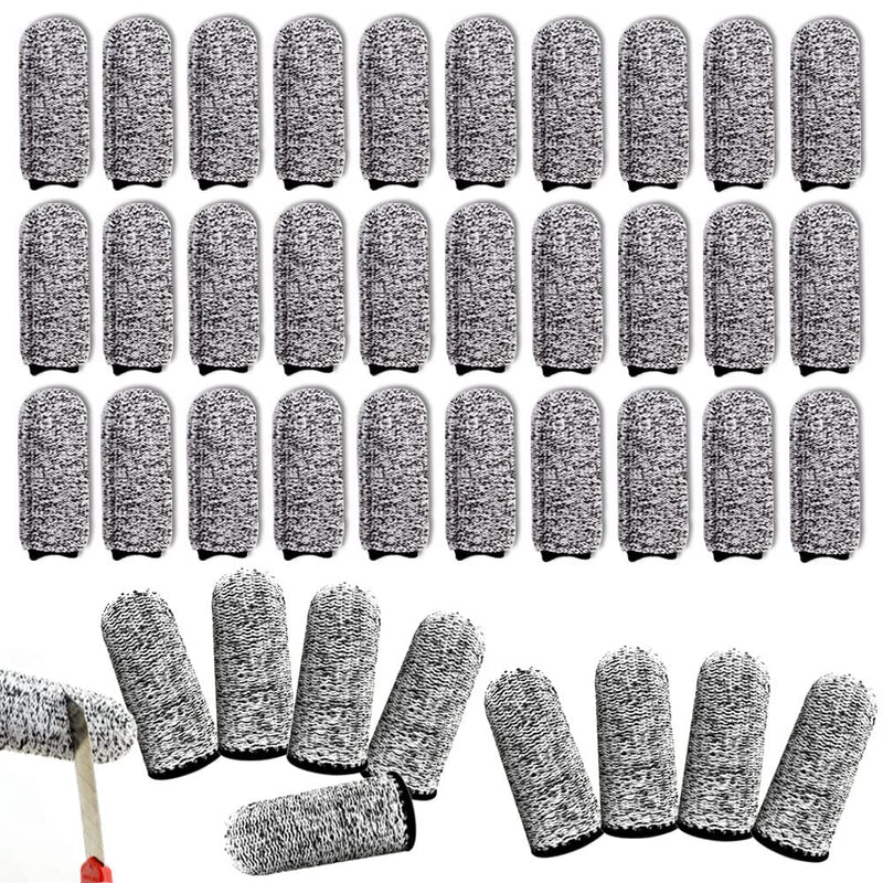 Dtoterul Cut Protection Finger Cots Pack Of 40 Cut Protection Finger Cots Finger Protection Cover Thumb Protection Thumb Finger Protection Non-Slip Cut Resistant Finger Beds Thumb Protection Cover Thumb Protection - NewNest Australia