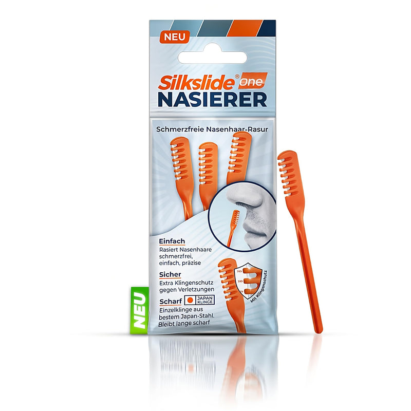 Silkslide Nose Hair Trimmer, Nose Trimmer, Nose Hair Razor For Men, Women With One Blade Known From Lion'S Den, Without Electricity, Hygienically Produced In D 3 Pieces - NewNest Australia