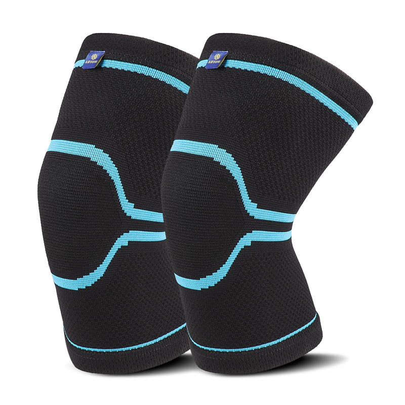 Abyon Knee Support For Men Women, Pack Of 2 Compression Knee Support For Meniscus Tear, Arthritis, Joint Pain, Ligament Injury, Acl, Mcl, Tendonitis, Running, Sports - NewNest Australia