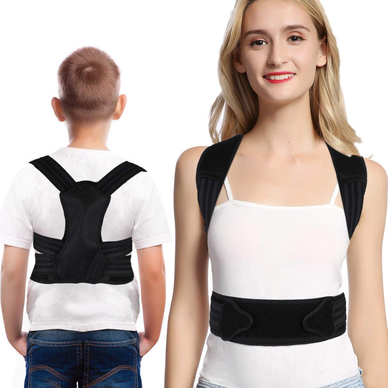 Children'S Posture Correction, Adjustable Back Straightener, Teenagers, Back Support Correction, Back Stabilizer With Soft Shoulder Pads, Back Strap, Home Trainer For Exercising - NewNest Australia