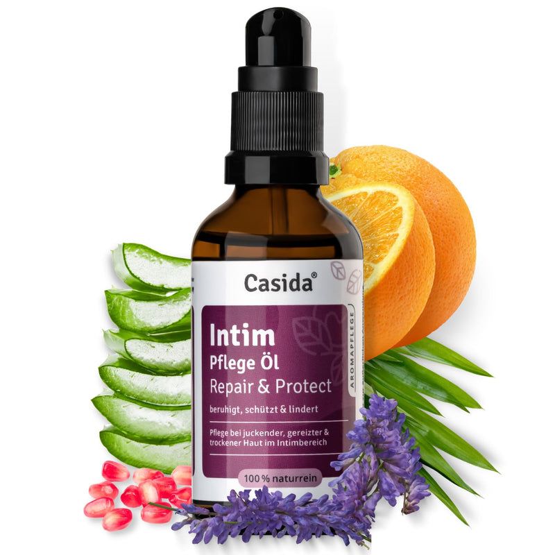 Casida Intimate Care Oil Repair & Protect ‚ Made From 100% Natural Oils ‚ Care For Vaginal Dryness, Incontinence, Vaginal Infection, Vaginal Fungus ‚ 50 Ml - NewNest Australia