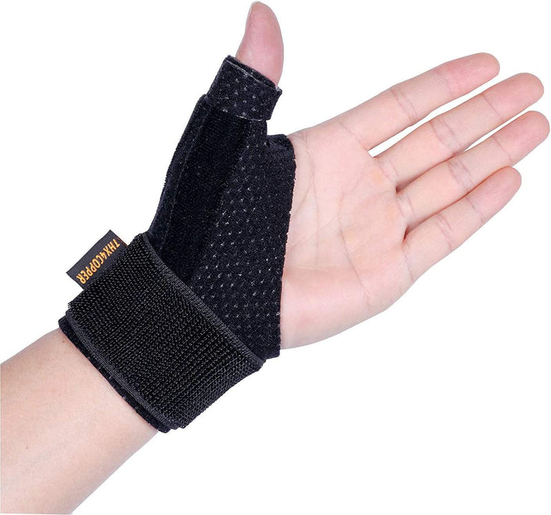Thx4Copper Thumb Support And Wrist Support For Right And Left Hands, Thumb Orthosis, Breathable, Lightweight, Stabilization And Reduced Thumb Joints, Arthritis And Carpal Tunnel Pressure S/M - NewNest Australia