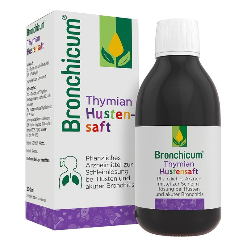 Bronchicum thyme cough syrup, 200 ml - NewNest Australia