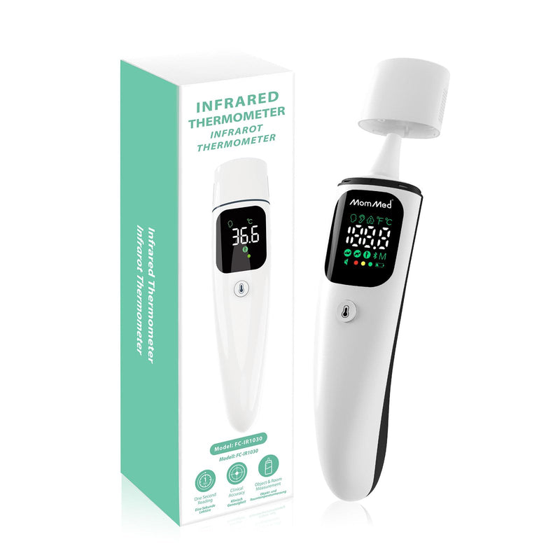 Mommed Fever Thermometer, Ear And Forehead With Age Selection Setting, Fever Thermometer, Contactless For Baby, Children, Adults, Infrared Fever Thermometer, Forehead With Fever Alarm And Memory - NewNest Australia