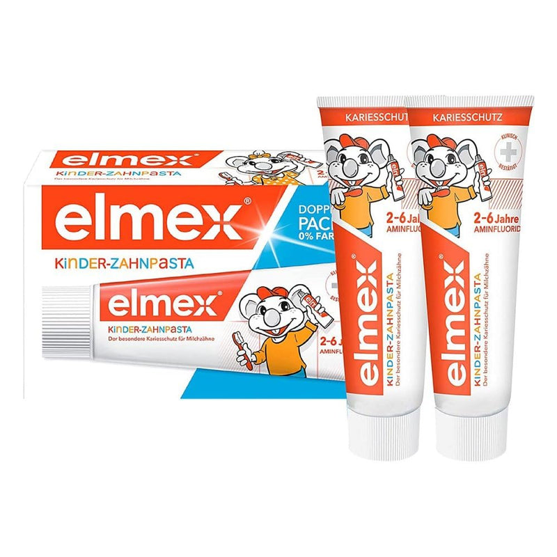 ELMEX children's toothpaste 2-6 years duo pack 2x50 ml - NewNest Australia