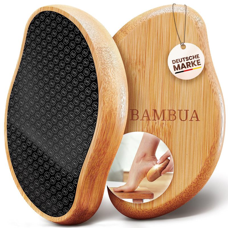 Bambua Callus Remover - [100% Anti-Callus Effect] Callus Removal Foot - For Foot Care For Beautiful Feet - Effective Nano Glass - Professional Pedicure - Premium Callus File (Black) - NewNest Australia