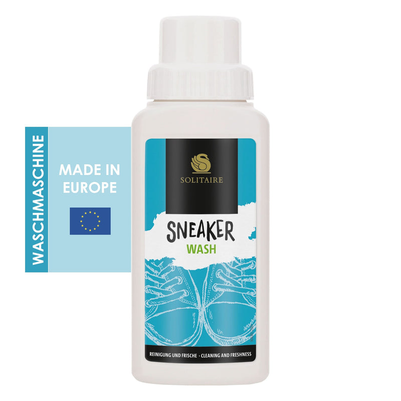 SOLITAIRE Sneaker Wash, sneaker detergent for the washing machine, 250 ml, cleaning and hygienic freshness for sneakers, sports and outdoor shoes made of textile, nylon and leather - NewNest Australia