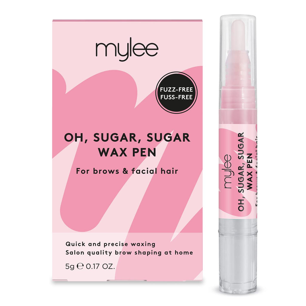 Mylee Oh Sugar Waxing Pen + 20 X Waxing Strips - Professional Wax Stick With Sugar Formula Without Heating, Ideal For Depilating Body, Face & Bikini Area, Vegan & Cruelty-Free - NewNest Australia