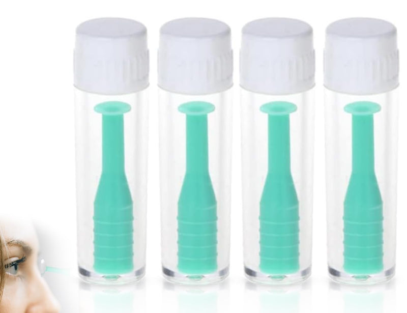 KAPSING Pack of 4 contact lens insertion aids, insertion aid for contact lenses, contact lens sucker, soft lenses, contact lens insertion aid with bottle - NewNest Australia