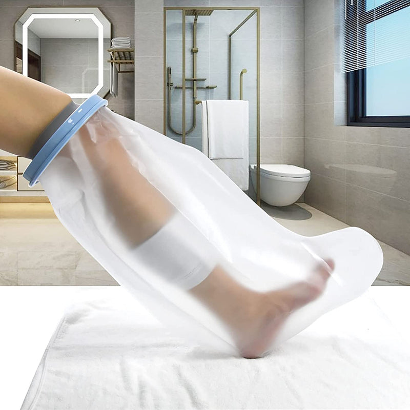 Shower Protection Foot Cast Protection Foot For Shower Bandage Protection Waterproof Adult Reusable Bathing Shower Leg Protection For Broken Toe Ankle Burning - NewNest Australia