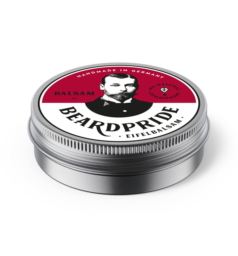 BEARDPRIDE Beard Balm for Men - The Original Beard Balm from the Barbershop - Our Beard Balm is based on natural shea butter and valuable oils - Beard Balm - Gift for Men (Eifel, 28g) Eifel 28.00 g (pack of 1) - NewNest Australia