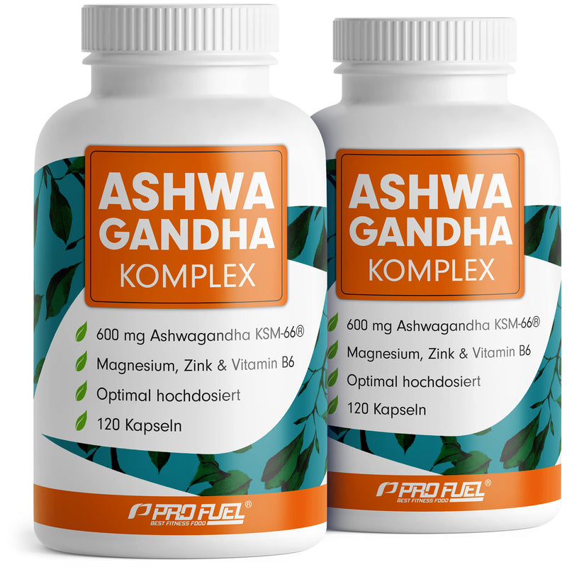 Ashwagandha Capsules 240X With Ksm-66 Ashwagandha High Dose: 600 Mg Ashwagandha Per Day, With Magnesium, Zinc & Vitamin B6 - Ashwagandha Complex Without Unwanted Additives - Laboratory Tested, 100% - NewNest Australia