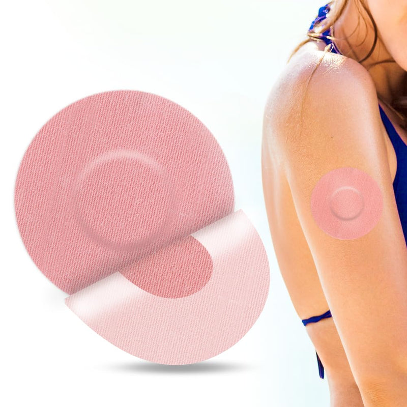 Pack Of 40 Freestyle Libre 3 Plasters, Waterproof, Breathable & Latex-Free, Plasters For Freestyle Libre 1, 2 & 3, Skin-Friendly Plasters For Swimming & Bath, Pink Youshares - NewNest Australia