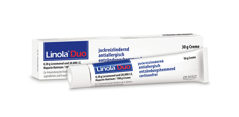 Linola Duo 30 g - cream for neurodermatitis, eczema and skin inflammation | has an anti-itching and anti-inflammatory effect Without cortisone - NewNest Australia