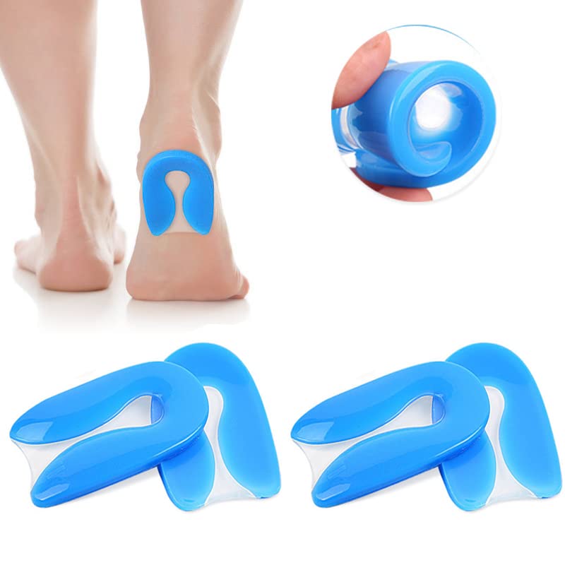 Youery 2 pairs of heel spur insoles, orthopedic gel insoles for shoes, gel insoles for pain reduction, comfortable professional shoe insoles, heel spur insoles (M（40-45）) M（40-45） - NewNest Australia