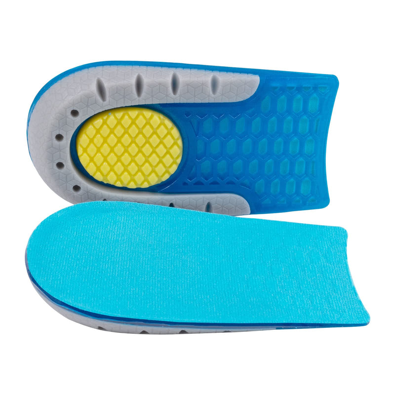 Altartar Heel Spur Insoles Orthopedic Gel Insoles, Heel Pad Heel Cushion for Shoes Heel Protection Silicone Women Men Heel Wedge Heel Raiser 15 mm for Relieving Plantar Fasciitis Blue 1.5 cm - NewNest Australia