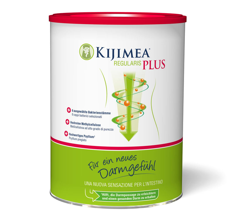 Kijimea Regularis Plus - For A New Intestinal Feeling - Combines 6 Selected Bacterial Strains, High-Purity Methylcellulose And High-Quality Psyllium - Lactose-Free - 450G Drinking Granules 450G (Pack Of 1) - NewNest Australia