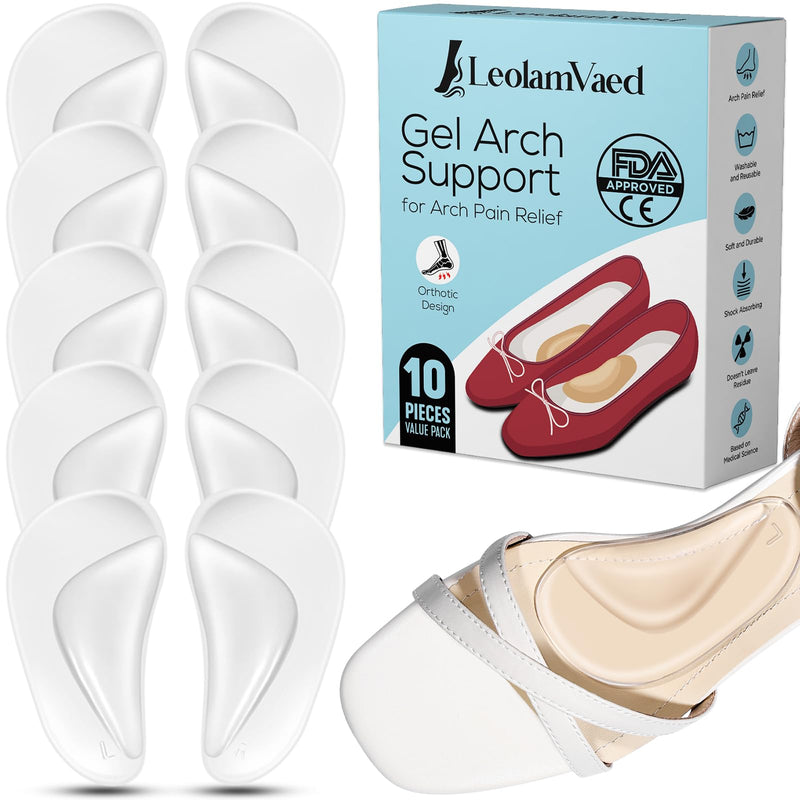 Arch Support Reusable Arch Support Shoe Insoles For Relief Of Plantar Fasciitis, Self-Adhesive Flat Foot Insoles, Orthopedic Insoles To Relieve Foot Pressure - 5 Pairs - NewNest Australia