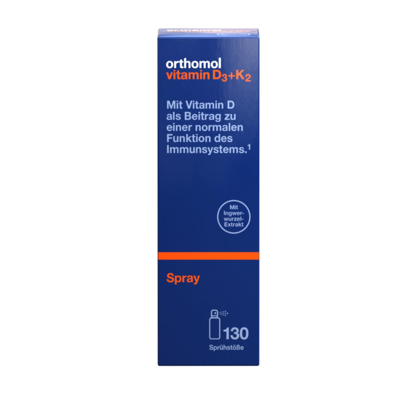 Orthomol Vitamin D3+K2 Spray - dietary supplement with vitamin D3, vitamin K2 and ginger extract - spray 20 ml - 130 sprays - NewNest Australia