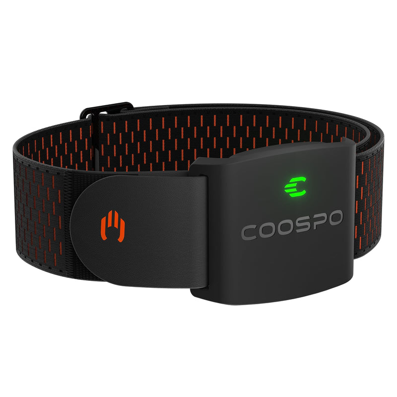 Coospo Hw9 Heart Rate Monitor, Bluetooth Ant+ & Sensor Led & Smart Hrm Heart Rate Monitor Ip67 Waterproof Heart Rate Monitor Bracelet Compatible With Polar Wahoo Garmin Zwift Elite Hrv - NewNest Australia