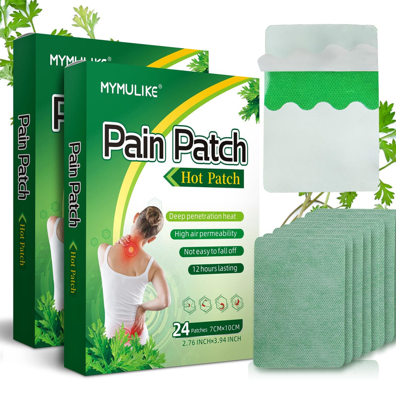Pack Of 48 Pain Relief Patches, Pain Relief Patch, Heat Patch Pain Relief Patch, Pain Relief Patch, Moxibustion Knee Sticker, Knee Pain Relief Patch, For Knees - NewNest Australia