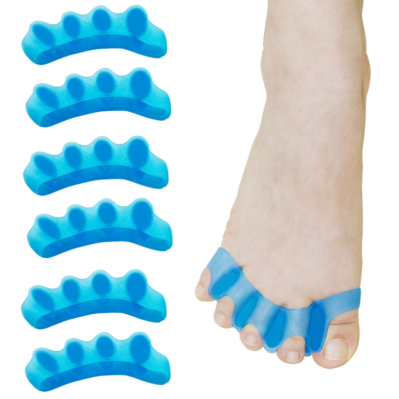 Toe spreader to correct your toes 6 pieces for 5 toe separation and relaxation, toe separator for overlapping hallux valgus toe bunions hammer toes, toe spacer bunion corrector - NewNest Australia