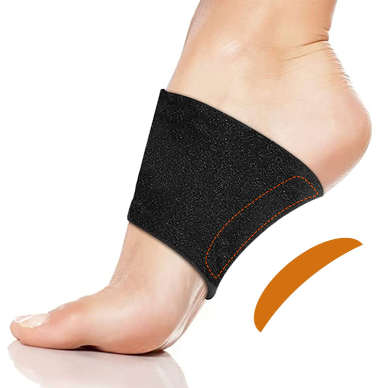 MIAYOHO Plantar Fasciitis Arch Pain Brace Patented Adjustable Compression Inserts Orthopedic Inserts for Flat Feet Arches High Arch (35-41 EU (23-26cm), Black) 35-41 EU (23-26cm) - NewNest Australia