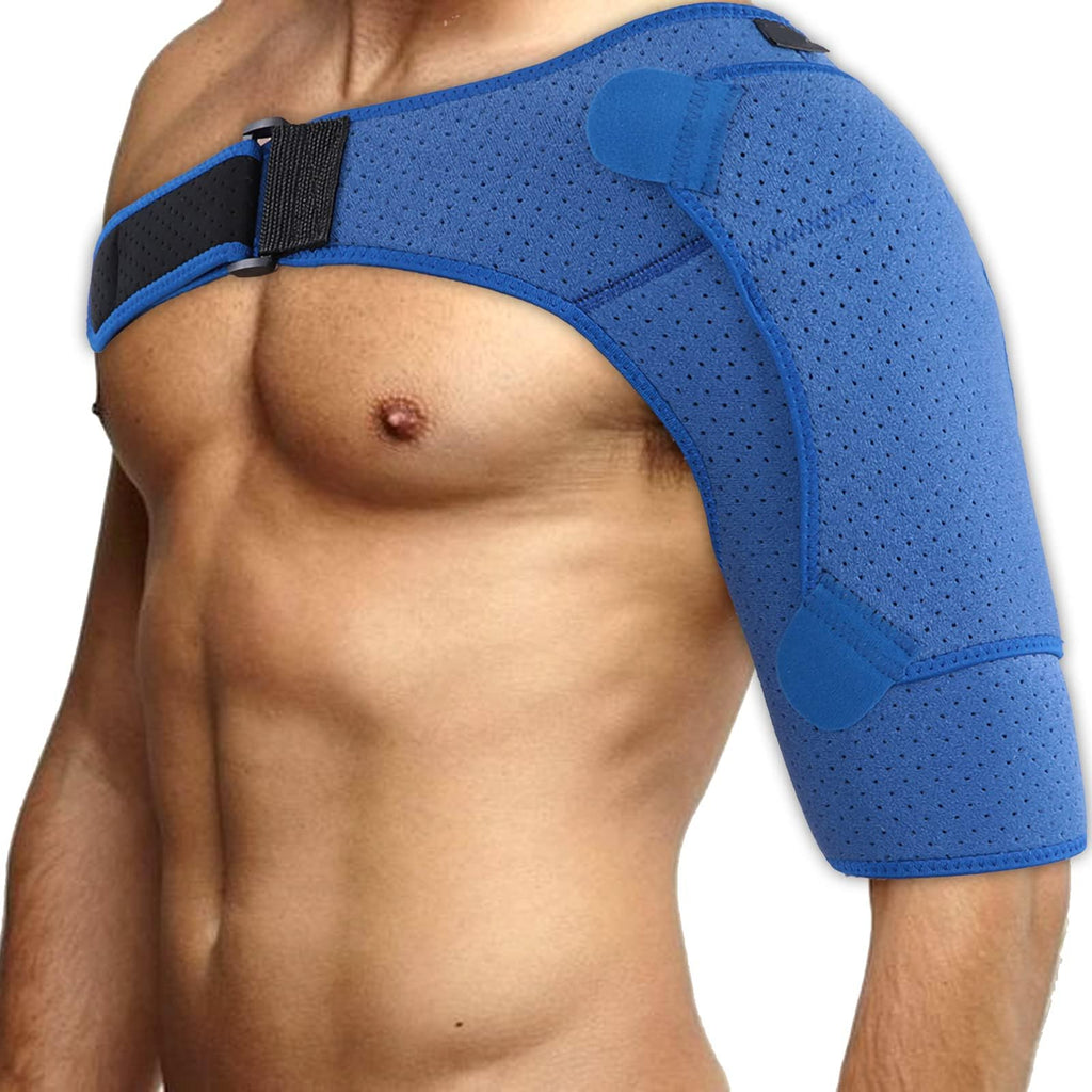 Gaeshow Shoulder Bandage For Men And Women, Neoprene Compression Shoulder Support, Adjustable Shoulder Support Bandage For Injuries, Shoulder Pain, Arthritic Shoulders (39-55 Inches) - NewNest Australia