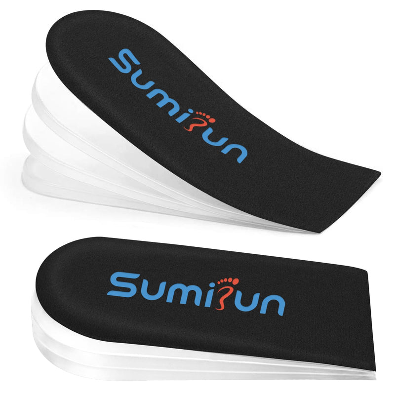 Sumifun 4-Layer Adjustable Orthotic Heel Lift Inserts, Height Increase Heel Cushion For Leg Length Differences, Heel Spurs, Heel Pain, Sports Injuries And Achilles Tendonitis - NewNest Australia