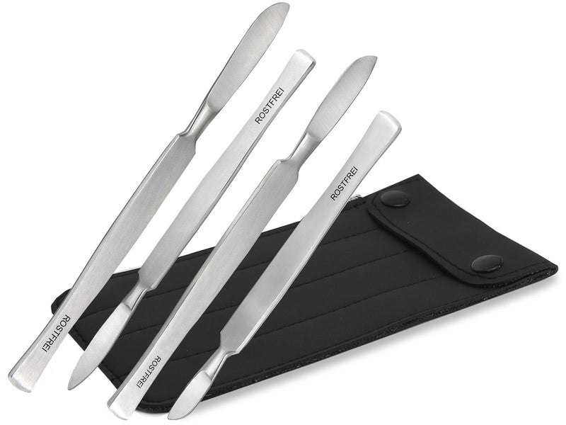 Foot Care Scalpel Callus Scraper Set, 5-Piece Blunt Professional Cream Scraper, Foot Spatula, Stainless Steel, Callus Remover, Pedicure Scraper For Callus Removal, Brand Quality - NewNest Australia