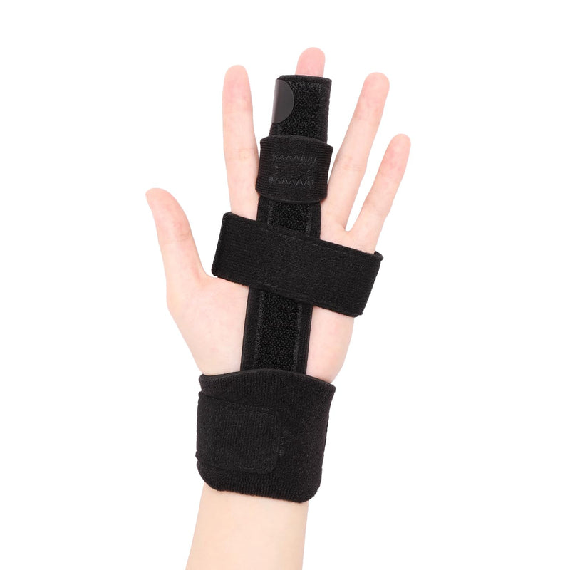 Scurnhau Finger Splint Middle Finger Splint Small Finger Bandage For Index Finger Ring Finger Orthosis For Broken Finger Trigger Finger Fracture - Left And Right Hand, S/M - NewNest Australia