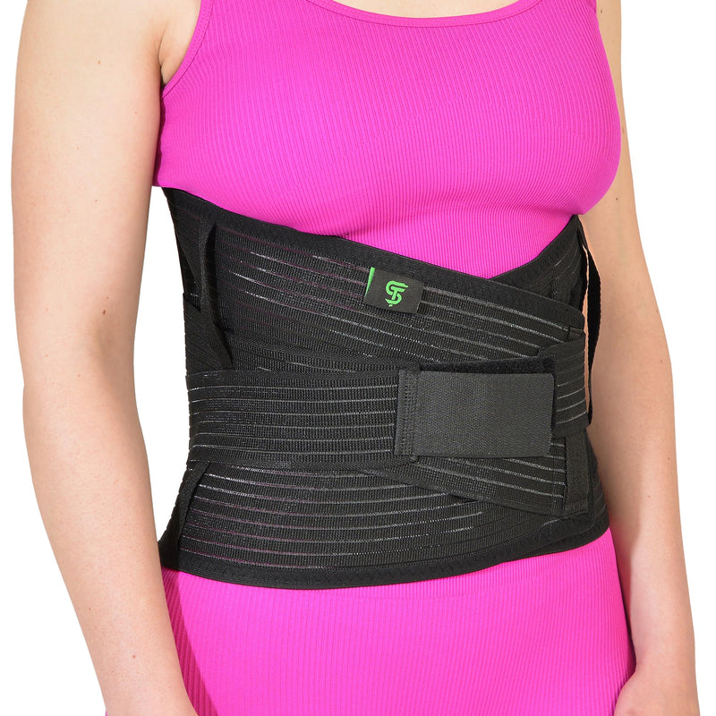 Sporttherapy Lumbar Band, Universal Back Support, Orthopedic Lumbar Bust With Removable Rails, Lumbar Elastic Band For Stabilizing The Sacro-Lumbar Area, L (100/120 Cm) - NewNest Australia