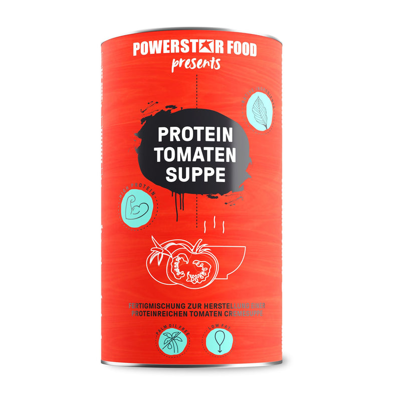 Powerstar Protein Tomato Soup 620 G 37.1% Protein Per Cup Creamy Low Carb Soups With Eaa & Fiber Only 2% Fat P. Fitness & Weight Loss Instant Protein Soup Ready In 2 Minutes - NewNest Australia