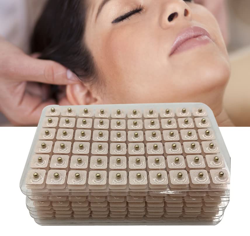 Magnetism Beads Auricular Acupoint Magnet Patch, Auricular Point Patches Improve Ear Pain Ear Health Care Stickers, 600 Pieces Magnetic Acupressure Ear Beads - NewNest Australia