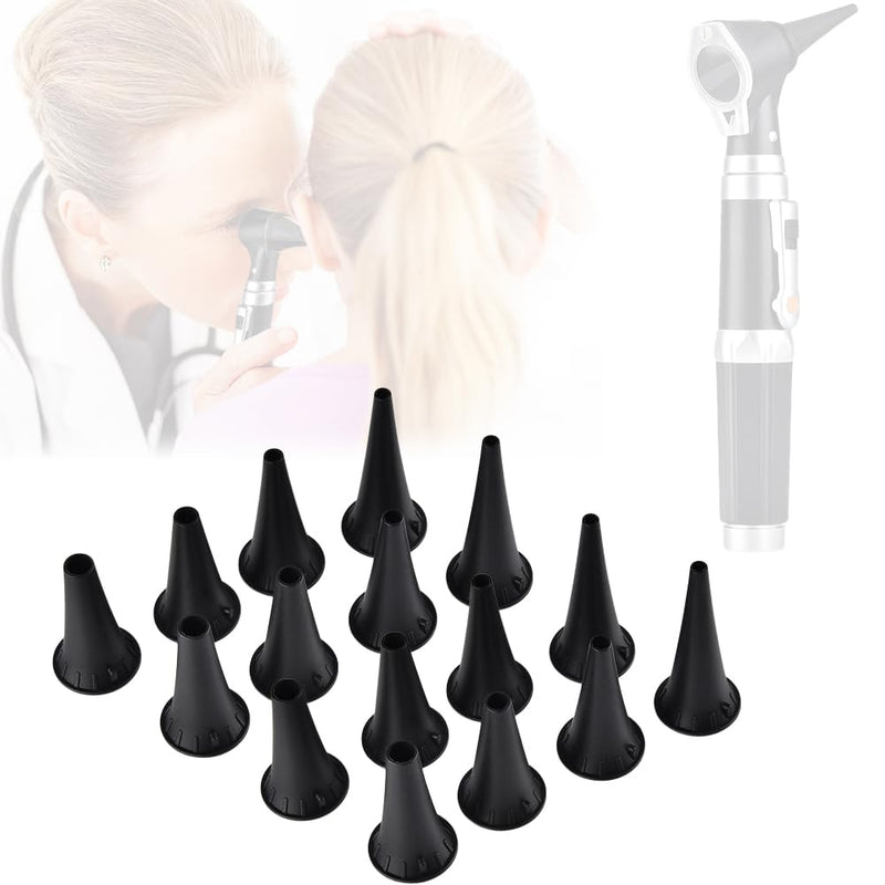 Ninyoon Original 4 Pack 2.4/3/4/5mm Otoscope Speculum Tips, Reusable Non-Disposable Speculum Otoscope Tips Accessory Set for Adults and Children, Total 16 Units - NewNest Australia