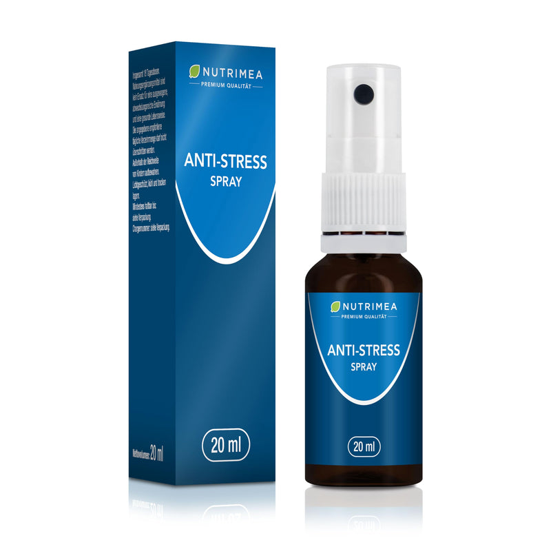 Anti-stress spray with immediate effect - against inner restlessness and tension - with poppy + lemon balm for the nerves, 20 ml Relax - NewNest Australia