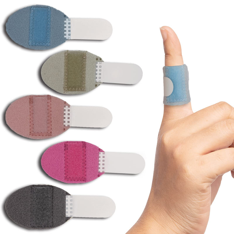 Lyhurk Pack Of 5 Finger Splint, Finger Bandage Stacking Splint Splint Finger Orthosis For Immobilization Snap Finger Capsule Tear Suitable For Index Finger, Middle Finger, Ring Finger, Small Finger - NewNest Australia